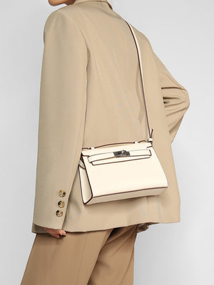 GOOSUDU 2025 New fashionable Kelly bag commuting simple and fashionable classic versatile single shoulder oblique span women's bag hand carry high sense