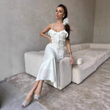 Spice Girls  Summer New Fairy Wind Fungus Edge Suspender  Pure Desire Dress ins Wind