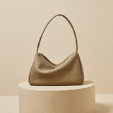 GOOSUDU First Layer Cowhide  Shoulder Underarm Bag Spring and Summer New Tote Bag Portable Leather Shoulder Women's Bag