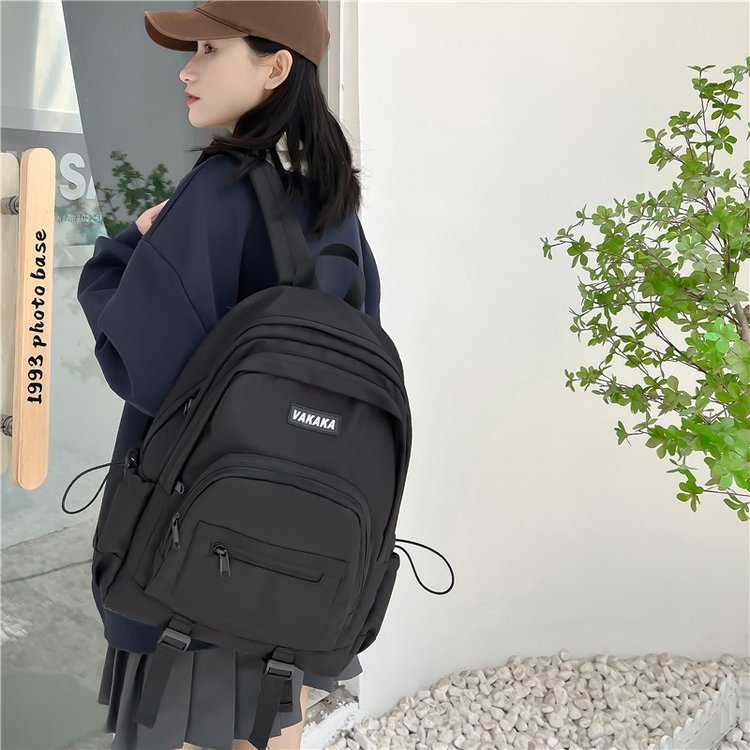 Schoolbag Female High School Student Large Capacity Travel Backpack Portable All-Match Junior High School College Students Korean Ins Backpack