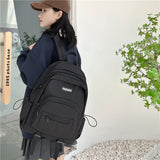 Schoolbag Female High School Student Large Capacity Travel Backpack Portable All-Match Junior High School College Students Korean Ins Backpack