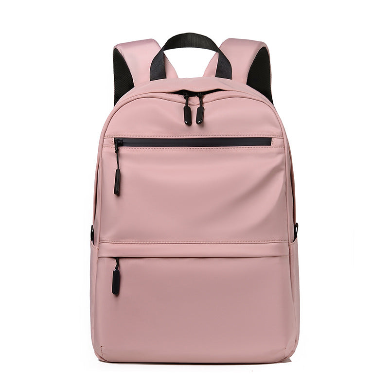 Cross-Border Japanese and Korean Students Schoolbag Logo Large Capacity Simple Computer Backpack Outdoor Travel Leisure Backpack for Women