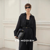 2025 ES MODISH Spring New Product Lazy Loose Casual Long Sleeve Shirt Thin Outer Sunscreen Shirt Girls