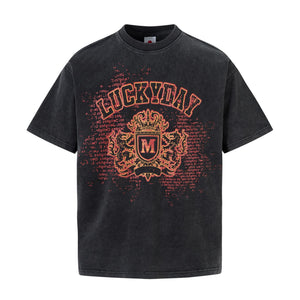 2025 5501 2025n Street 2025 Summer Washed Old Retro Old Design Men's Premium Neutral Short Sleeve T-Shirt