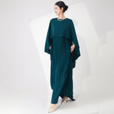 2025 Hot Trade  Large Size Dress Women's Summer Design Sense Loose Shawl Dress Temperament Elegant Meat Cover Fashion Long Dress