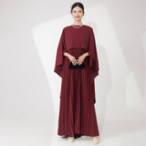 2025 Hot Trade  Large Size Dress Women's Summer Design Sense Loose Shawl Dress Temperament Elegant Meat Cover Fashion Long Dress