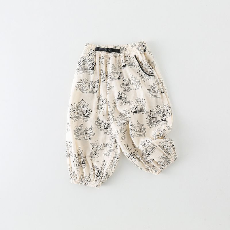 Boys' Pants Children's Anti-Mosquito Pants  Summer New Loose All-Match Children Casual Pants Baby Thin Pants