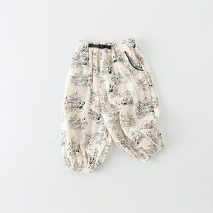 Boys' Pants Children's Anti-Mosquito Pants  Summer New Loose All-Match Children Casual Pants Baby Thin Pants