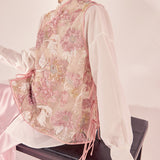 spring new Chinese light luxury vest new national style high-end sweet embroidery temperament vest women MZ094