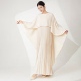 2025 Hot Trade  Large Size Dress Women's Summer Design Sense Loose Shawl Dress Temperament Elegant Meat Cover Fashion Long Dress