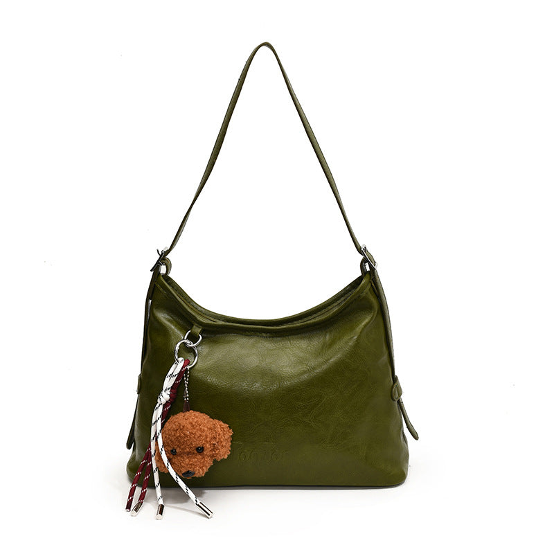 GOOSUDU 2025 popular new large-capacity messenger tote bag lazy style simple casual versatile work commuter shoulder bag women