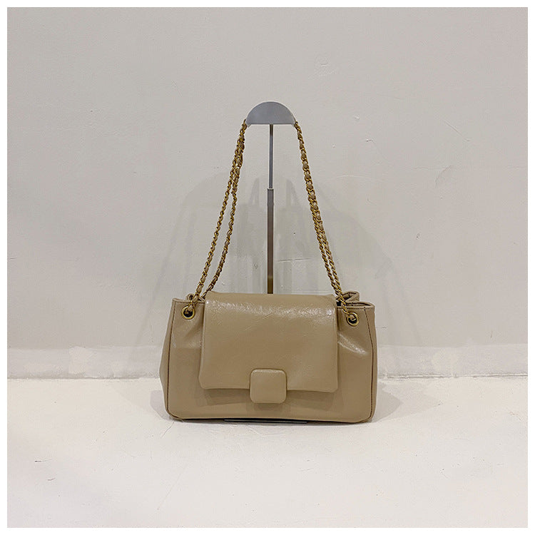 GOOSUDU 2025 retro fashion small square bag  new New versatile chain single shoulder messenger bag bag