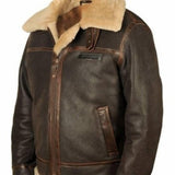 2025 youth zipper fit casual fur lapel solid color spot zipper digging bag brown fur