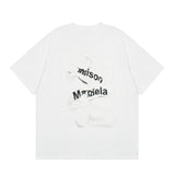 GOOSUDU Exclusive for Cross-Border Maison Margiela Magila MM6 Cotton Double Yarn Men's T-shirt Short Sleeve High Quality in Stock