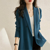 2025 Senior Design Sense Niche Blazer Female Spring and Autumn Celebrity Temperament Muse Fan Commuter Casual Suit Occupation