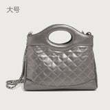 GOOSUDU 2025 popular winter new chain small fragrant wind portable shoulder oblique span bag high sense Internet celebrity women's bag soft leather diamond