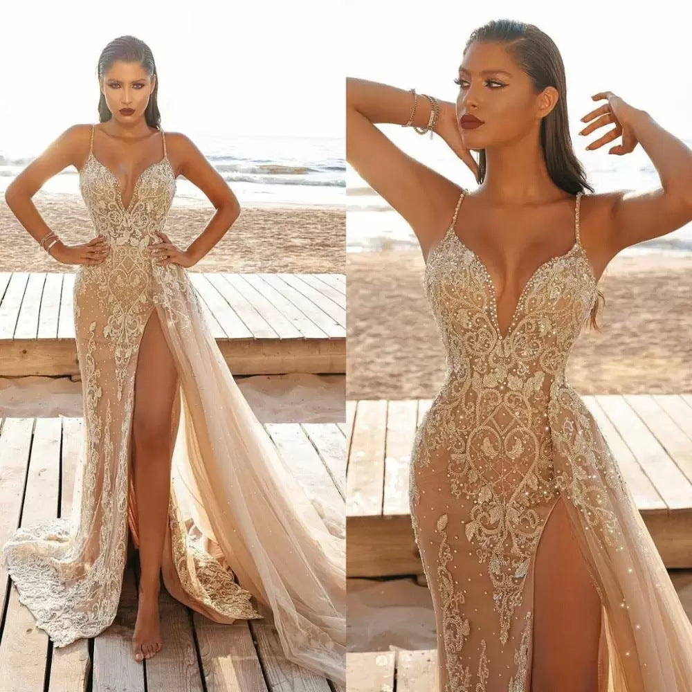 2025Customized  Spring Popular, ,  Hot Trade New Women's Dress Suspender Sleeveless Lace Hollow Dress Customized