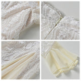 2025 new Chinese cheongsam three-dimensional butterfly decoration heavy industry style embroidery white national style dress LZ596