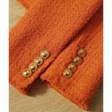 2025 Early spring fashion color, wool small fragrant coat, tweed jacket  spring women's short spring and autumn