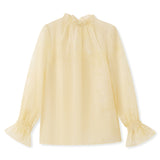 2025 New Chinese Style Crew Neck Solid Color Button Shirt Loose Mulberry Silk Niche Premium Top N2021