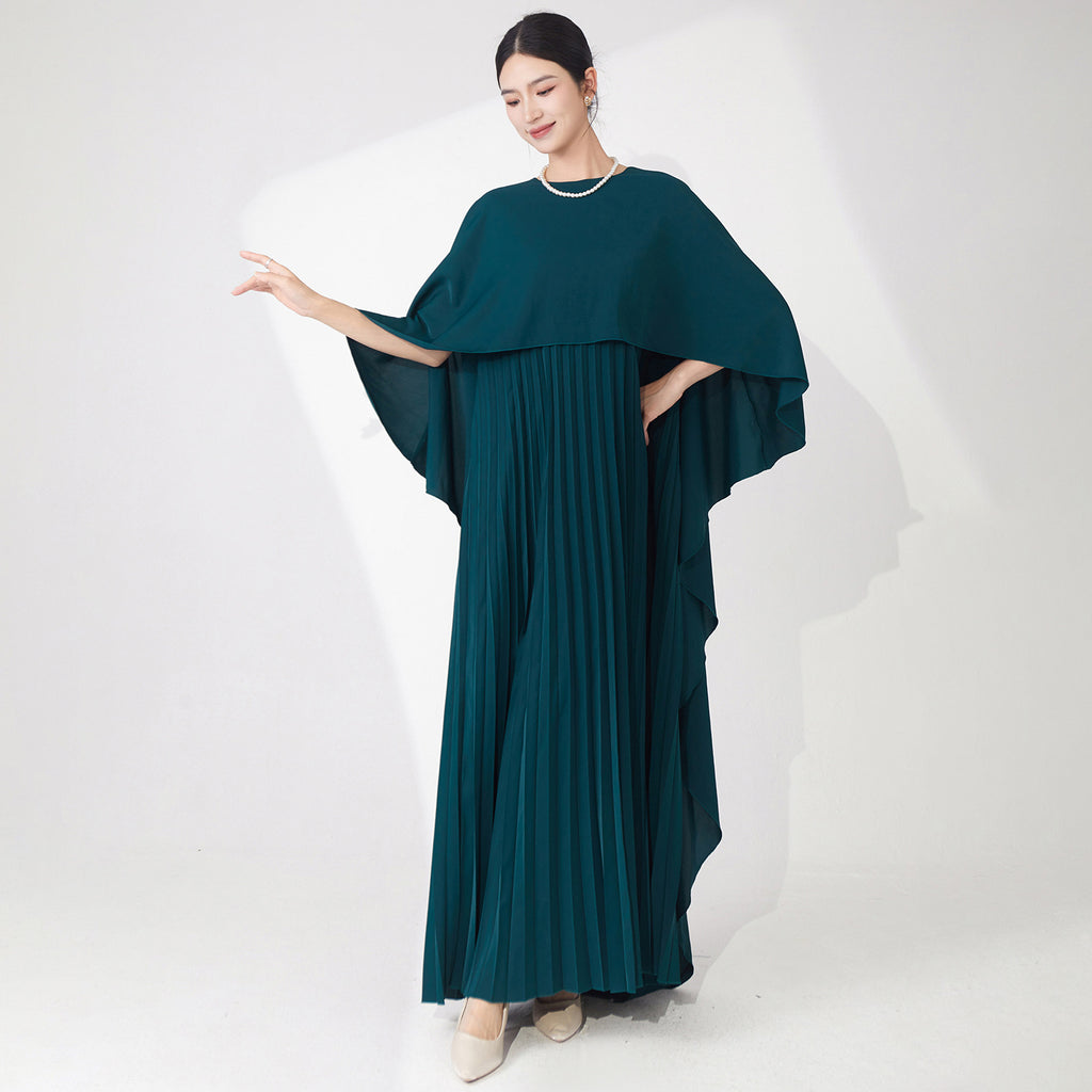 2025 Hot Trade  Large Size Dress Women's Summer Design Sense Loose Shawl Dress Temperament Elegant Meat Cover Fashion Long Dress