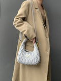 GOOSUDU 2025 Niche design handbag spring women's versatile exquisite high-end pleated underarm bag fashion summer