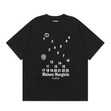 GOOSUDU Exclusive for Cross-Border Maison Margiela Magila MM6 Cotton Double Yarn Men's T-shirt Short Sleeve High Quality in Stock