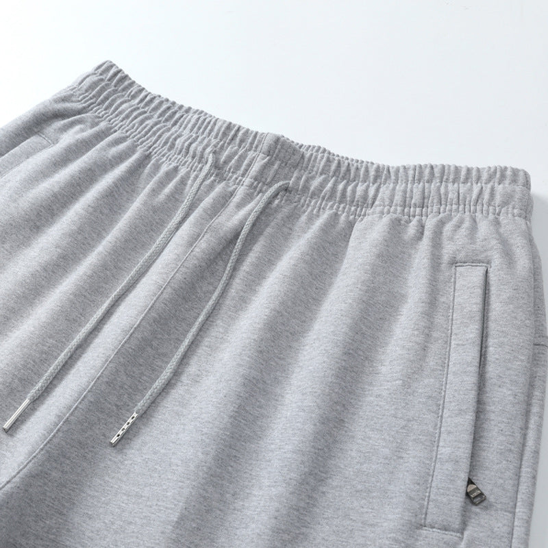 GOOSUDU Autumn Sports Casual Pants Men's Loose Oversized Track Pants Men's Pure Cotton Straight Trousers Men's Wholesale Knitted Pants Men