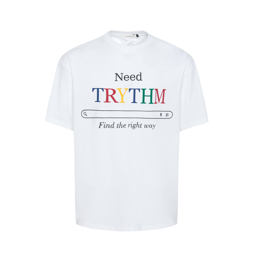 2025 27219 2025n Street 2025 Summer Color Letter Map High Sense Small Neck Design Men's Loose Short Sleeve T-Shirt