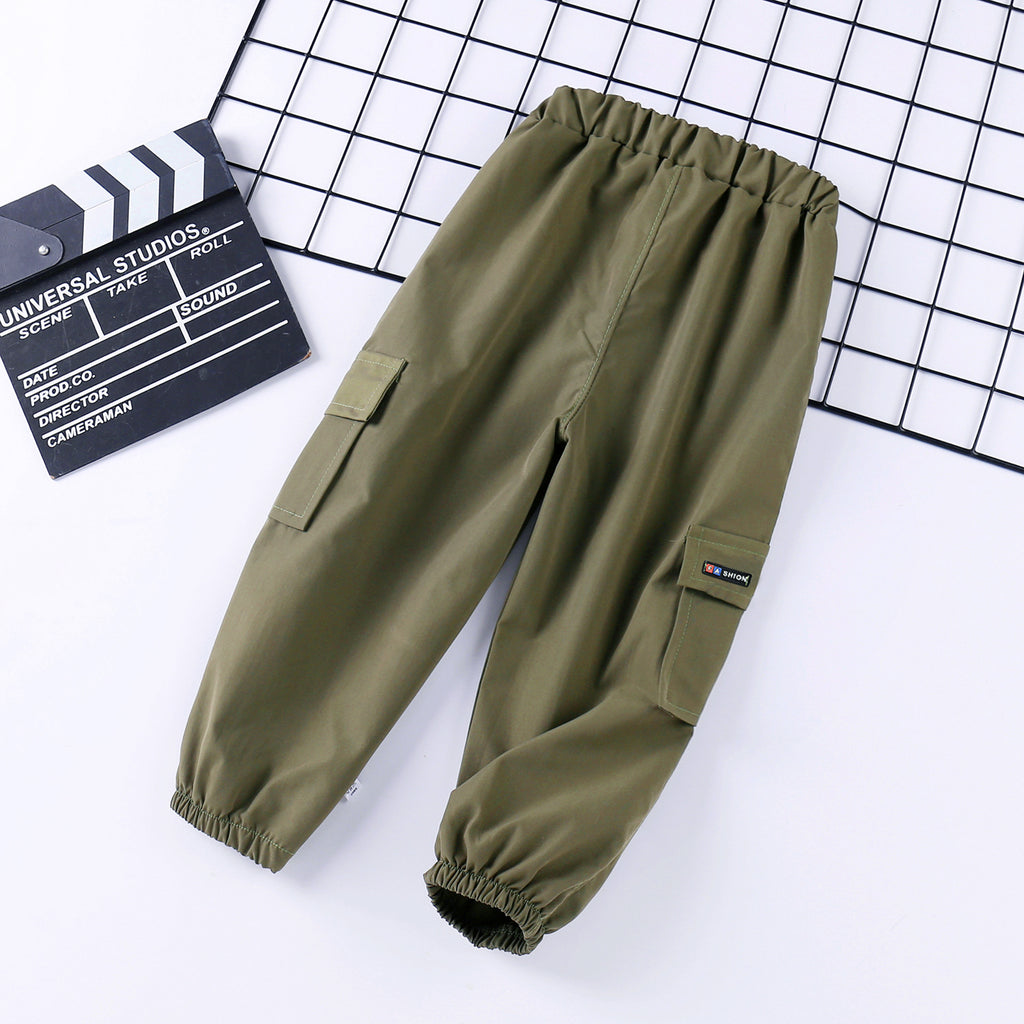 New Children's Pants Spring and Autumn Summer Boys' Girls' Casual Pants Children's Overalls Children Children's Anti-Mosquito Trousers