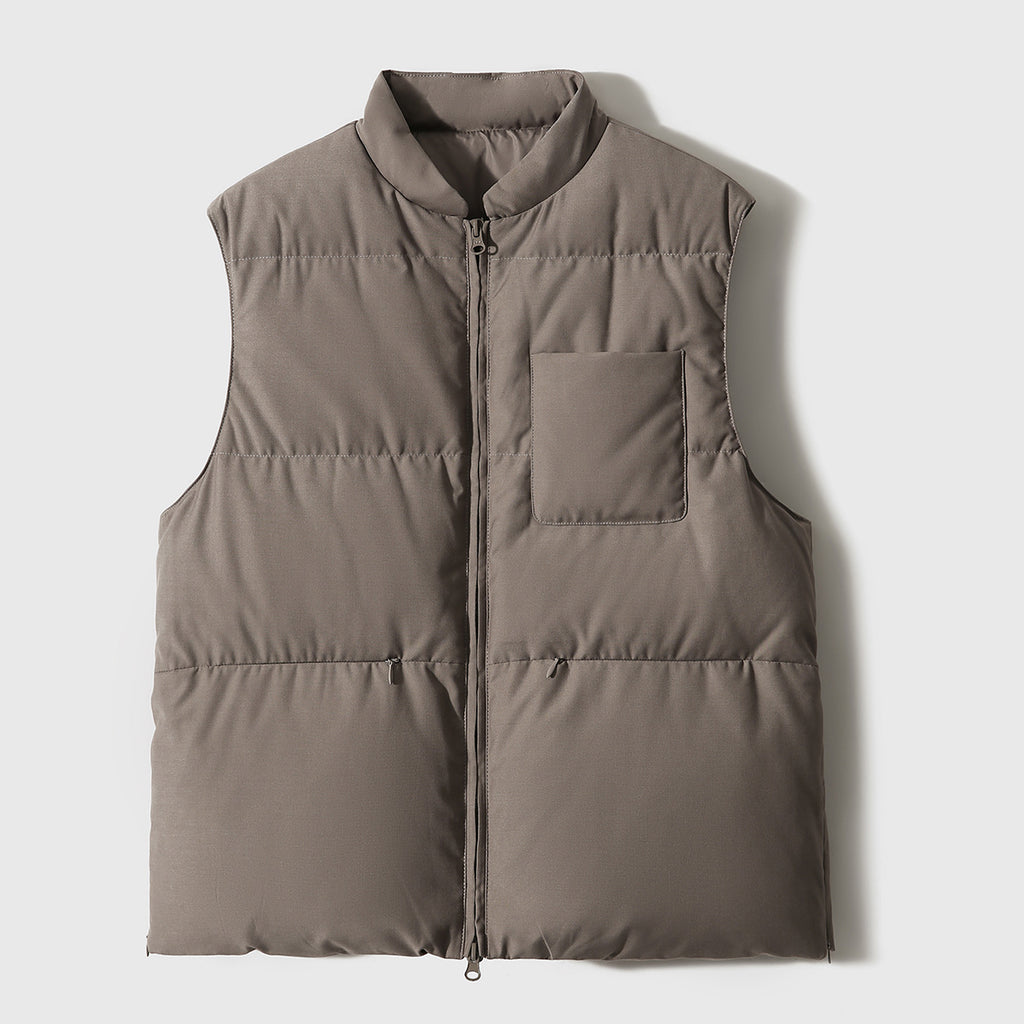 2025 Japanese 95 white goose down stand-up collar down vest women's high-end women's outer wear vest down jacket vest autumn and winter new models