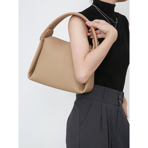 GOOSUDU 2025 Large-capacity soft cigarette case bag popular new solid color casual pillow bag khaki commuter messenger bag