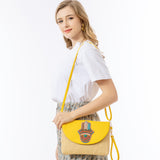 GOOSUDU Enspt Summer Straw Bag Cross-Border Clutch Women's High-Grade Exquisite Woven Bag Crossbody Shoulder Bag Women
