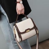 2025 new trendy high-end fashion explosion portable shoulder bag leather women's bag messenger bag women's large capacity