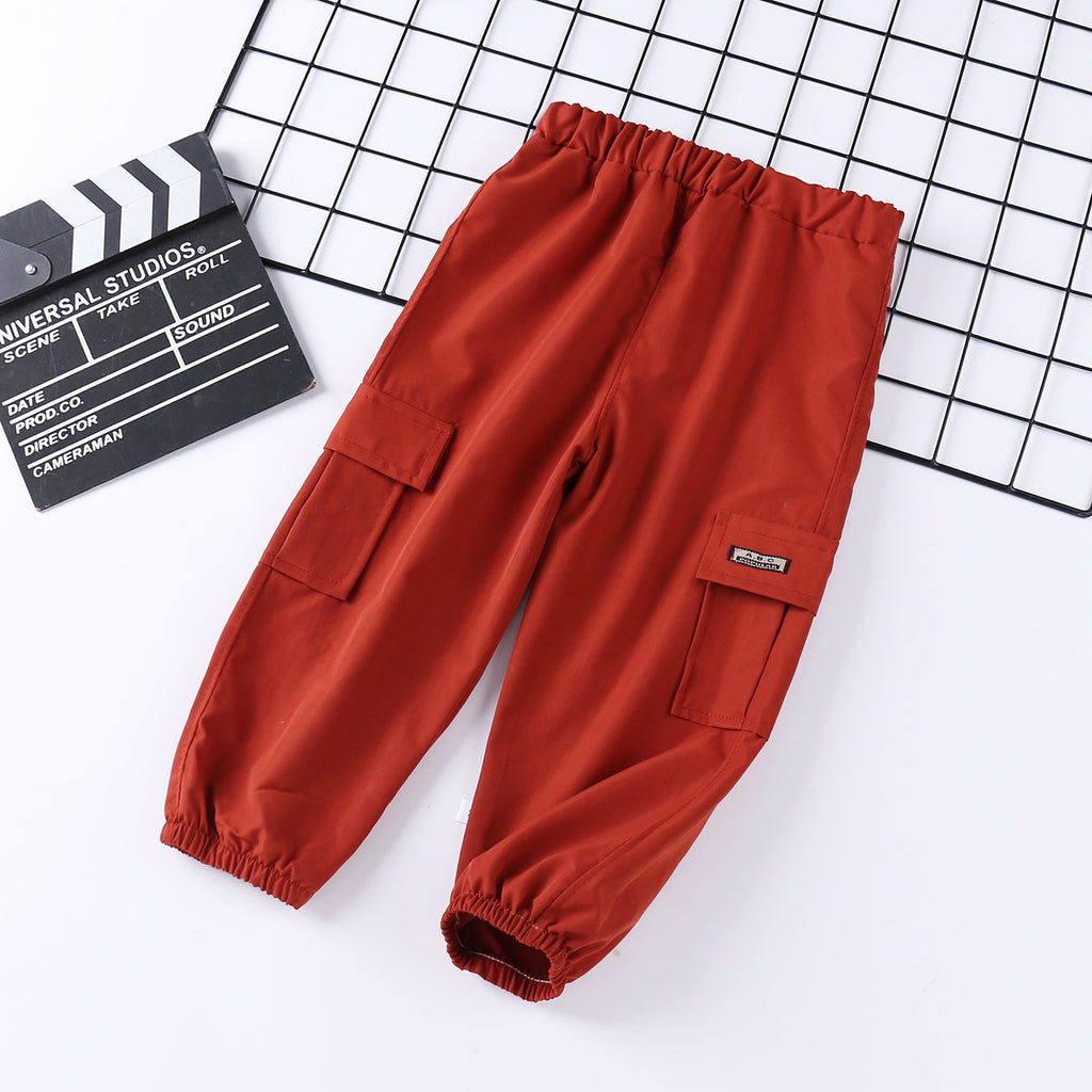 New Children's Pants Spring and Autumn Summer Boys' Girls' Casual Pants Children's Overalls Children Children's Anti-Mosquito Trousers