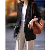 2025 Senior Design Sense Niche Blazer Female Spring and Autumn Celebrity Temperament Muse Fan Commuter Casual Suit Occupation