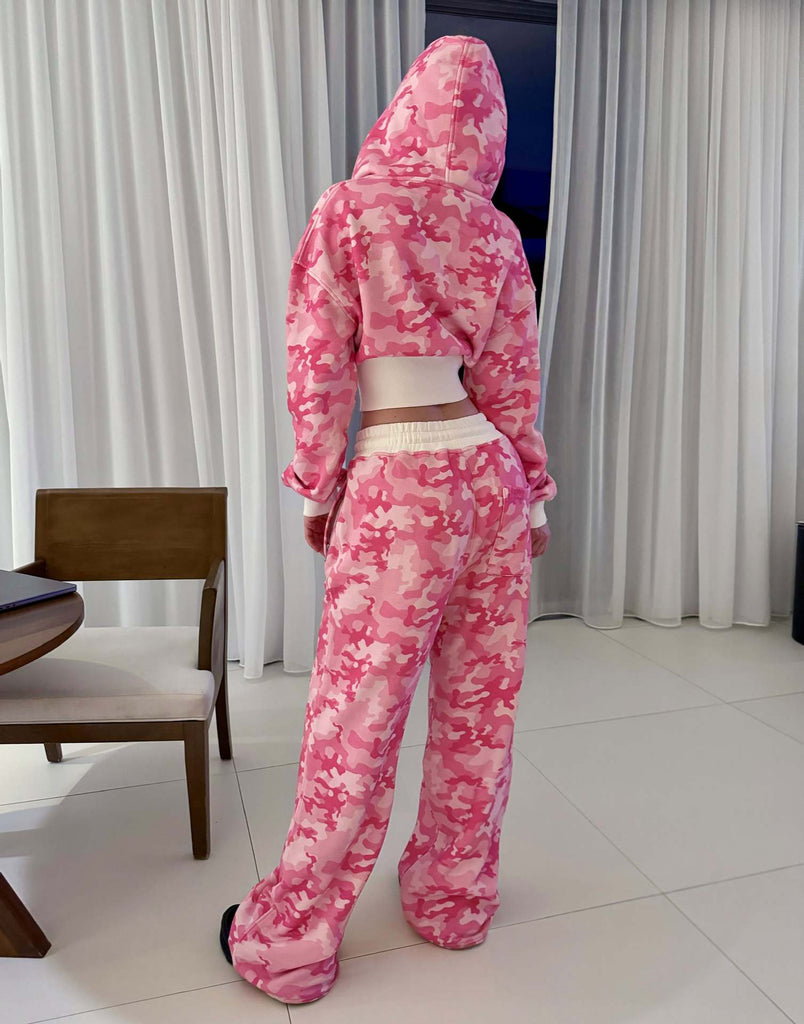 Popular,  n camouflage sweater suit sports street fashion trend sweater pants women