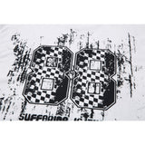 2025 5503 2025n retro street 2025 summer letter garbled design men's high-end neutral short-sleeved T-shirt