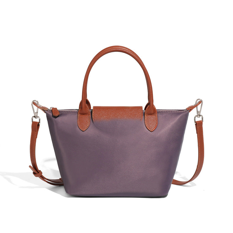 2025 popular new dumpling bag nylon waterproof and lightweight handbag commuter women's bag large capacity versatile shoulder messenger bag