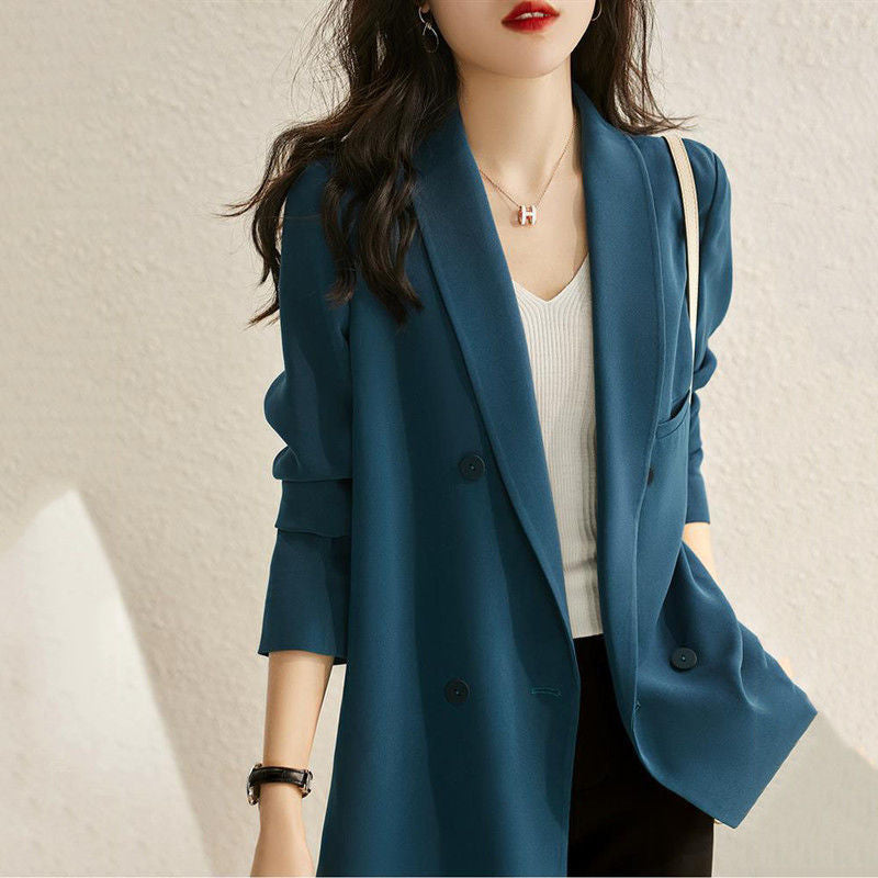 2025 Senior Design Sense Niche Blazer Female Spring and Autumn Celebrity Temperament Muse Fan Commuter Casual Suit Occupation