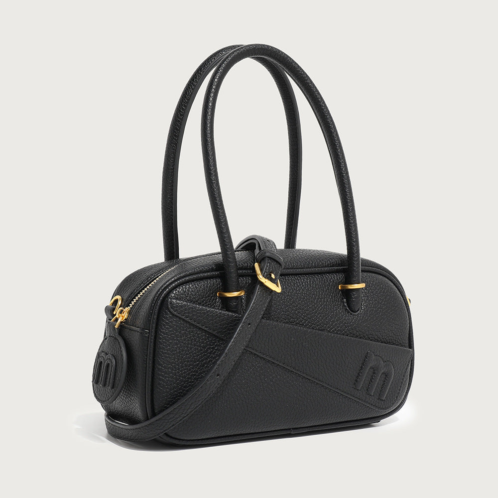 GOOSUDU 2025 Autumn and winter new portable shoulder oblique span toast bag daily simple fashion high sense Boston bag