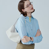 GOOSUDU First Layer Cowhide  Shoulder Underarm Bag Spring and Summer New Tote Bag Portable Leather Shoulder Women's Bag