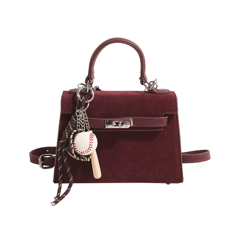 GOOSUDU 2025 Niche design simple and versatile fashion commuter shoulder bag women's popular new retro casual messenger Kelly bag