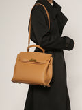 GOOSUDU 2025 New retro  fashion high-end shoulder bag texture portable messenger Kelly bag trendy New hot-selling models