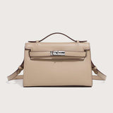 GOOSUDU 2025 New fashionable Kelly bag commuting simple and fashionable classic versatile single shoulder oblique span women's bag hand carry high sense