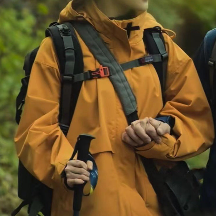 2025 The Story of the Rose Liu Yifei Huang Yimei Same Spring and Autumn Tooling Jacket Women's Mountaineering Couple Jacket Trendy Brand