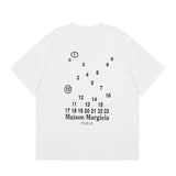 GOOSUDU Exclusive for Cross-Border Maison Margiela Magila MM6 Cotton Double Yarn Men's T-shirt Short Sleeve High Quality in Stock