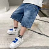 Children's Clothing Boy's Denim Shorts Children's Summer Pants  New Summer Middle Pants Korean Style Fifth Pants Thin Fashion
