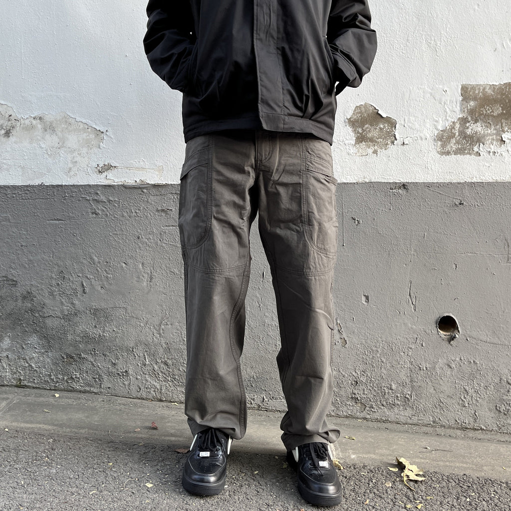 GOOSUDU Auticup American-Style Three-Dimensional Cut Disarmament Bird Overalls Cleanfit Retro Easy Matching Straight Casual Pants