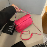 GOOSUDU 2025 trendy women's bags  new fashion handbags versatile diamond chain single shoulder diagonal span bags